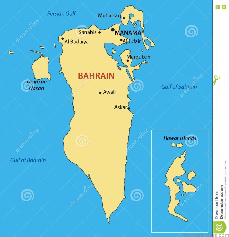 bahrain map a travel guide for tourists 6