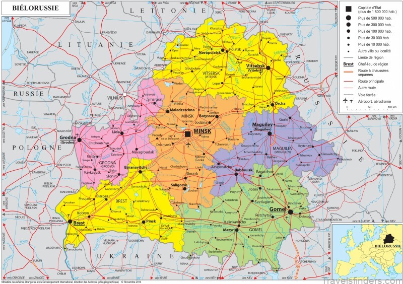 belarus travel guide map of belarus mapa de belarus 2