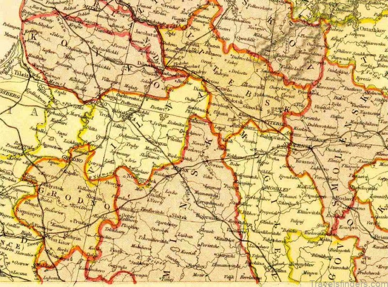 belarus travel guide map of belarus mapa de belarus