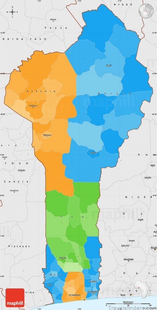 benin travel guide for tourist map of benin 5