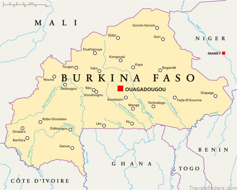 burkina faso travel guide for tourists map of burkina faso 2