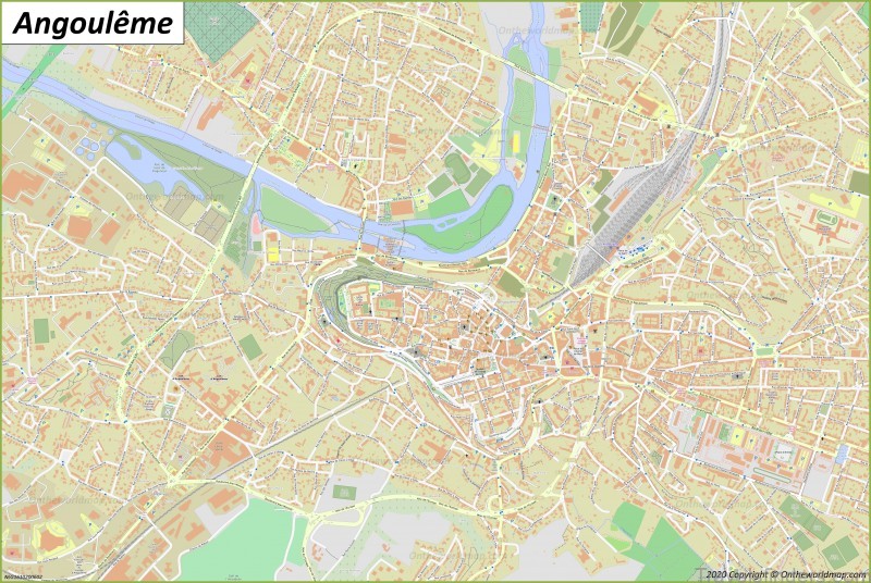 maps of angouleme 2