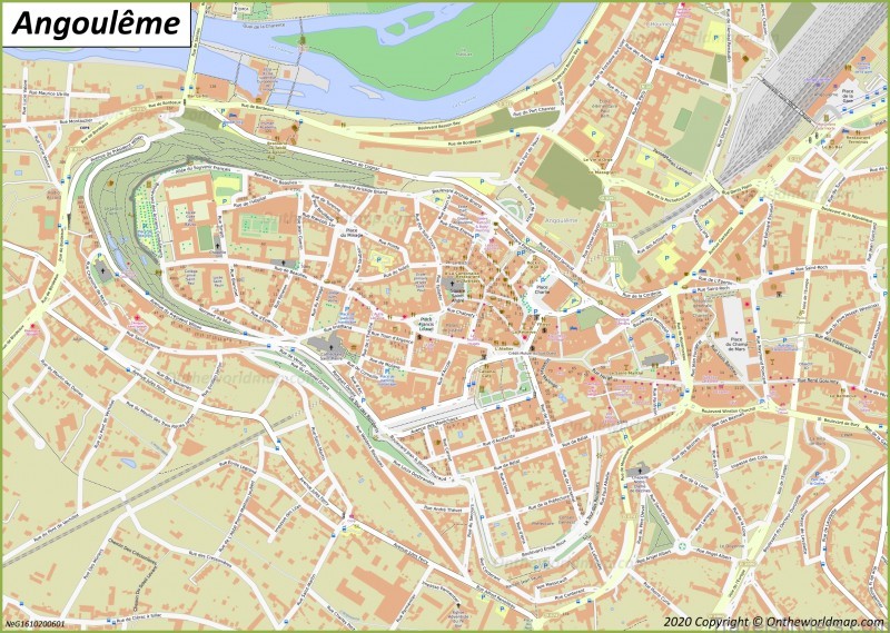 maps of angouleme
