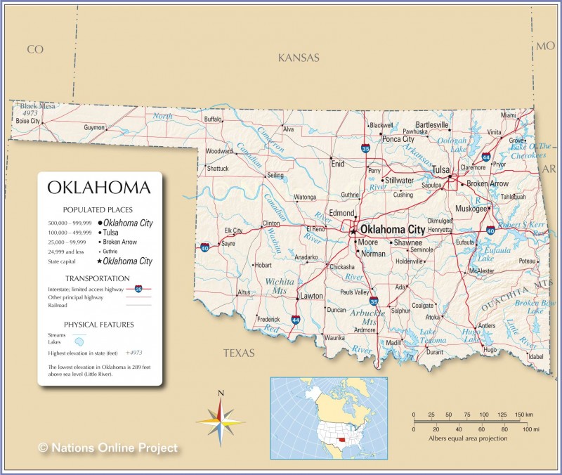 oklahoma city travel guide for tourists a map of oklahoma city 6