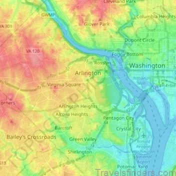 arlington virginia travel guide interactive map and information 7