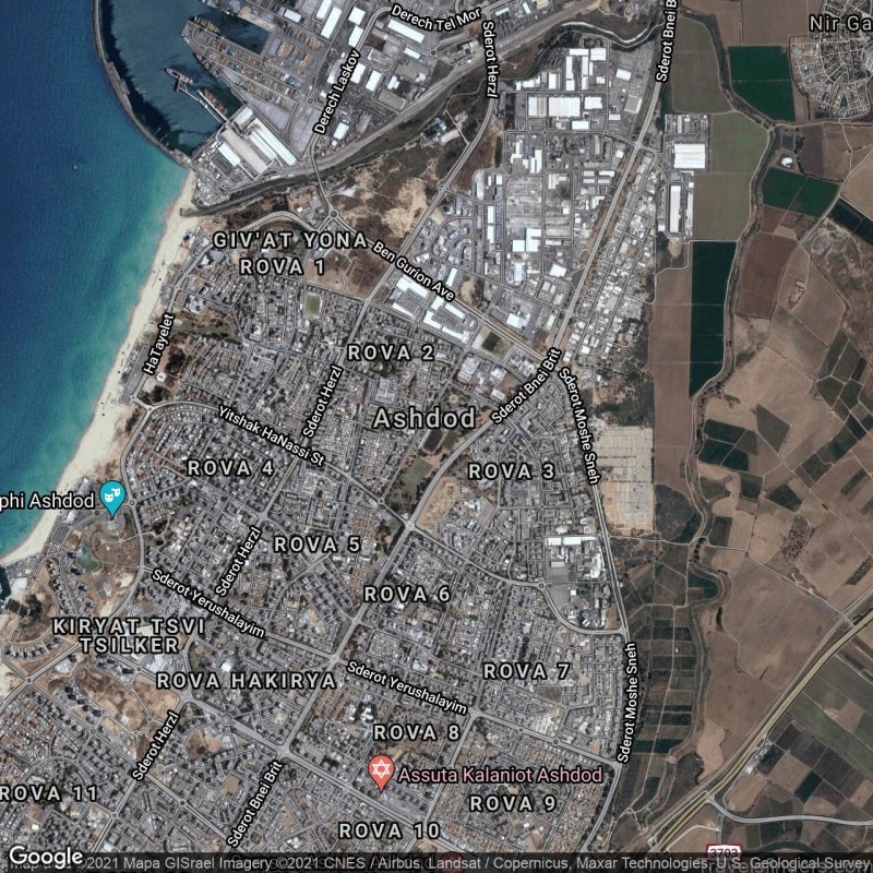 ashdod travel map history and maps of ashdod 2
