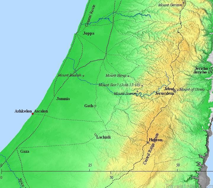 ashkelon travel guide map of ashkelon 2