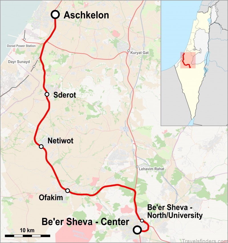 ashkelon travel guide map of ashkelon 3