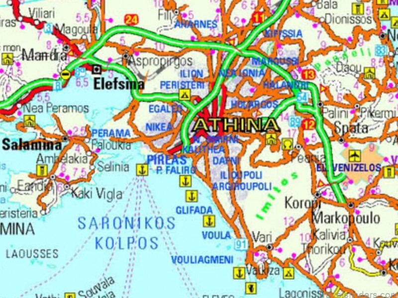 athens travel guide for tourist maps and things to do 1