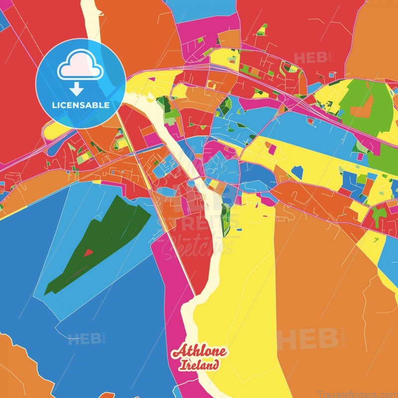 athlone travel guide for tourist map of athlone