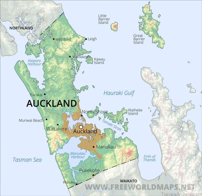 travel guide to auckland a map of auckland 3