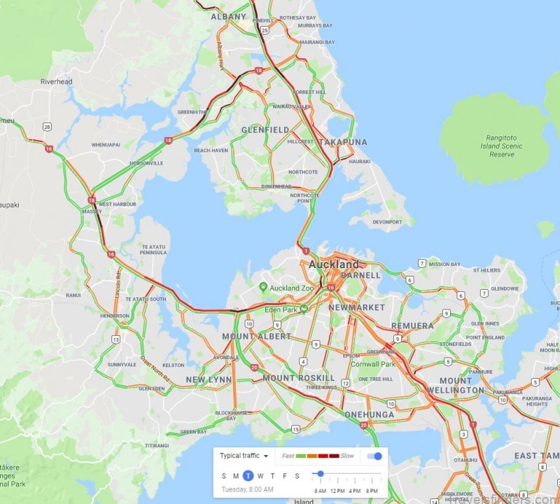 travel guide to auckland a map of auckland 6