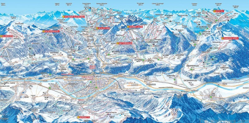 axamer lizum map of axamer lizum 2