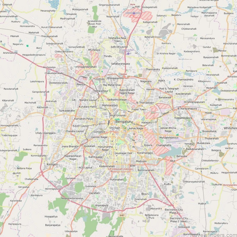 bangalore travel guide for tourist map of bangalore 10