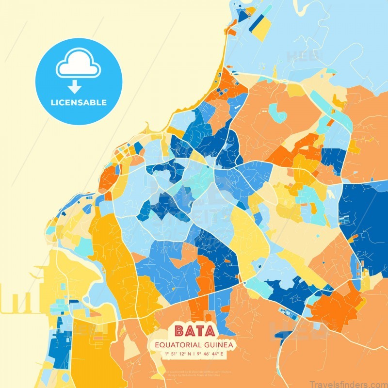 bata travel guide for tourists map of bata 5