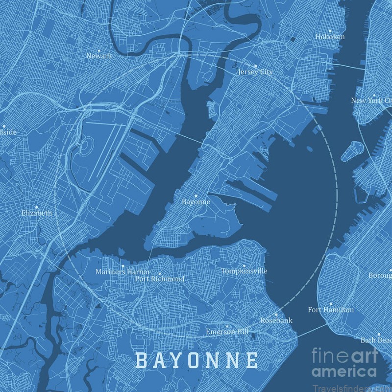 bayonne travel guide map of bayonne 4