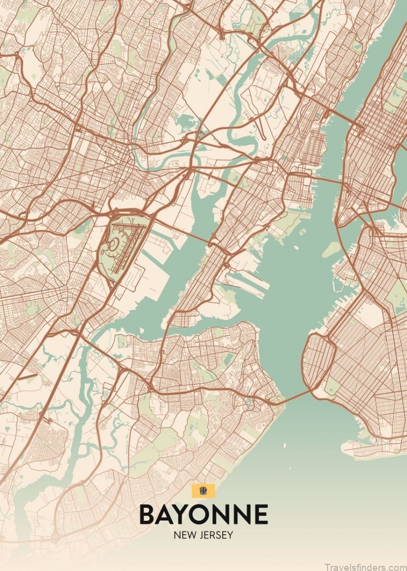 bayonne travel guide map of bayonne