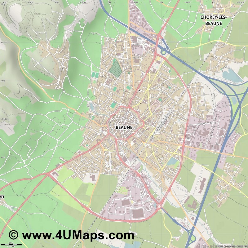 beaune travel guide for tourist a map of beaune 2