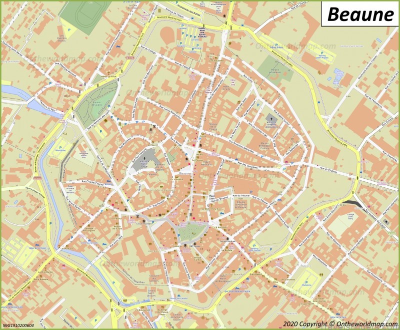 beaune travel guide for tourist a map of beaune 7