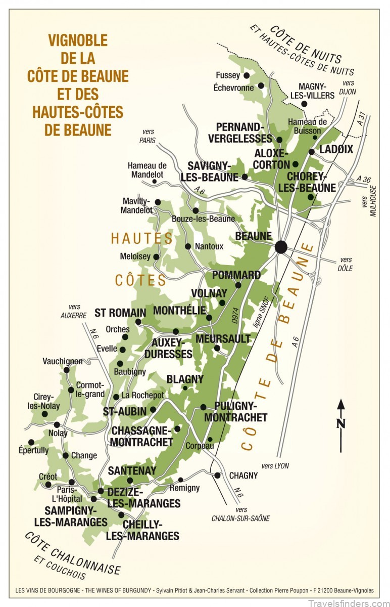 beaune travel guide for tourist a map of beaune 9