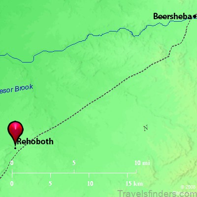 beersheba travel guide a map of beersheba 7