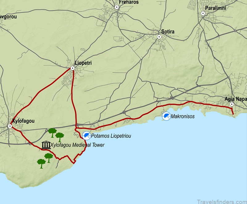 best ayia napa travel guide for tourists map of ayia napa 2