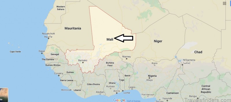 the very detailed map of bamako mali 3