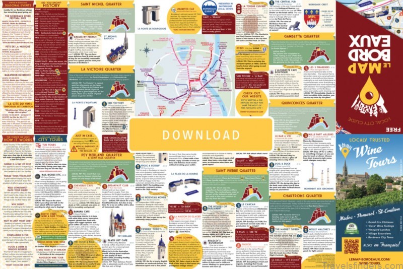 a bordeaux travel guide a map of the city 5