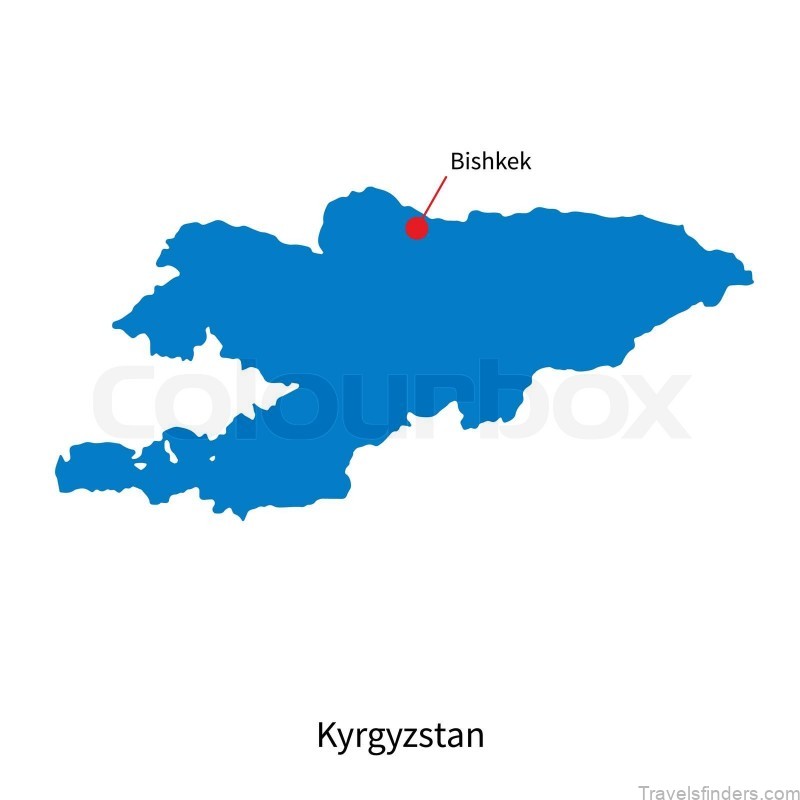 bishkek travel guide map of bishkek 1