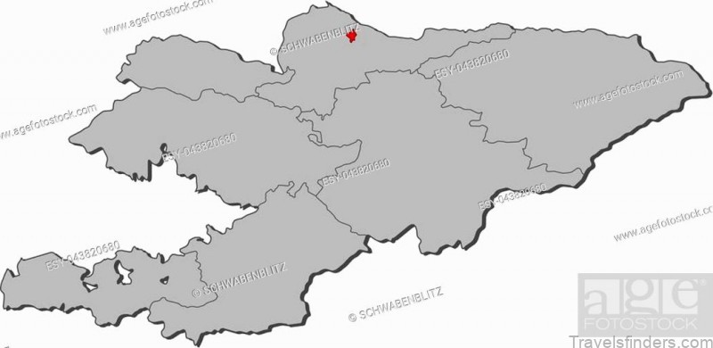 bishkek travel guide map of bishkek 5