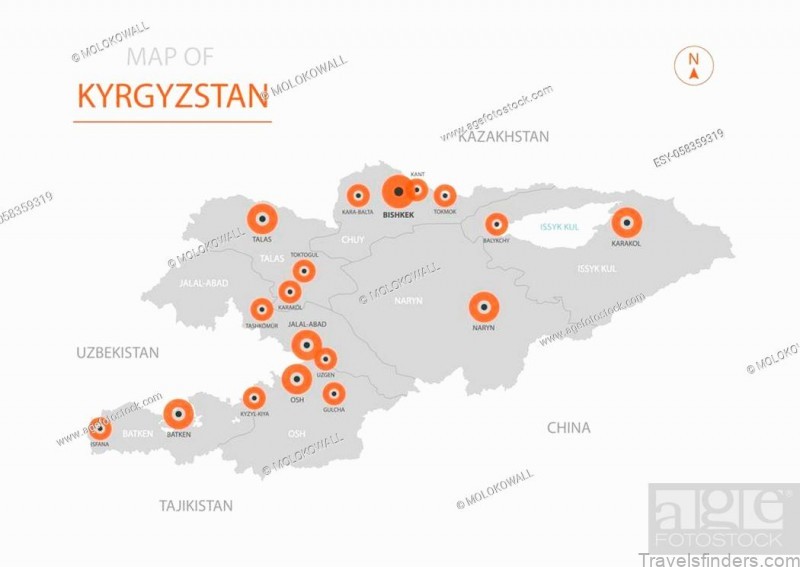 bishkek travel guide map of bishkek 6