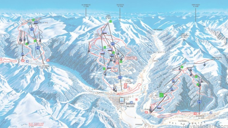bormio travel guide map of bormio