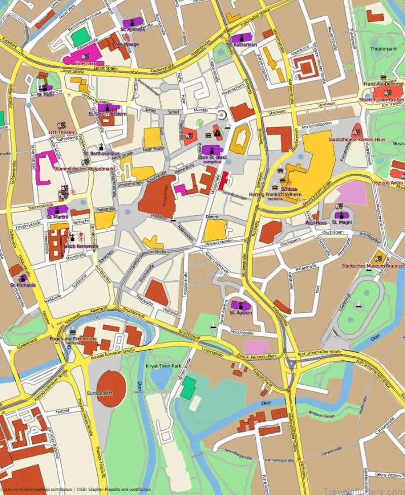 braunschweig tourist guide map braunschweig 3