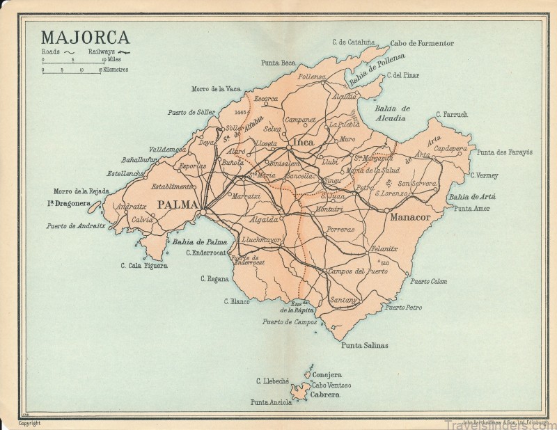 capdepera travel guide for tourist map of capdepera 4