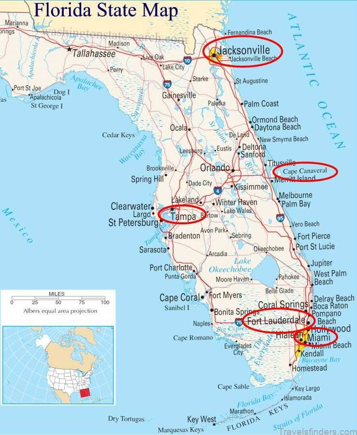 cape canaveral travel guide for tourist a map of cape canaveral 1
