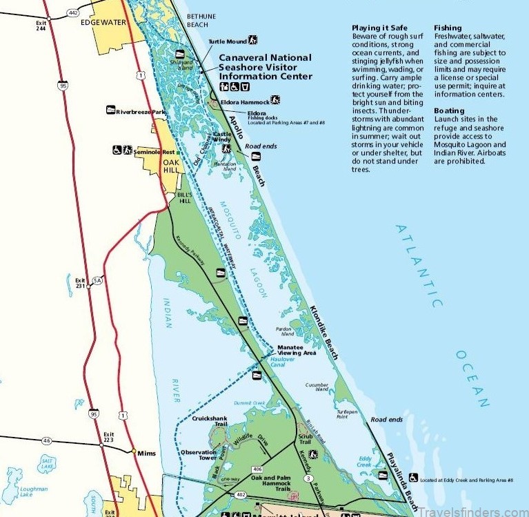 cape canaveral travel guide for tourist a map of cape canaveral 4