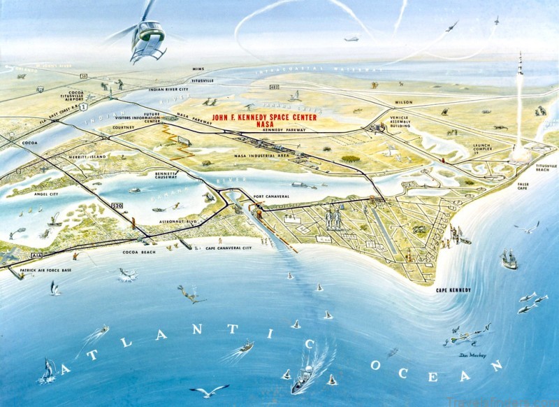 cape canaveral travel guide for tourist a map of cape canaveral