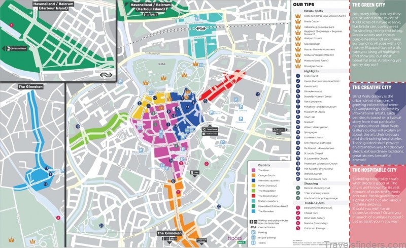 map of breda travel guide for tourist 2