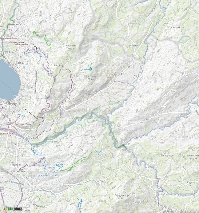 map of bregenz travel guide for tourists 2