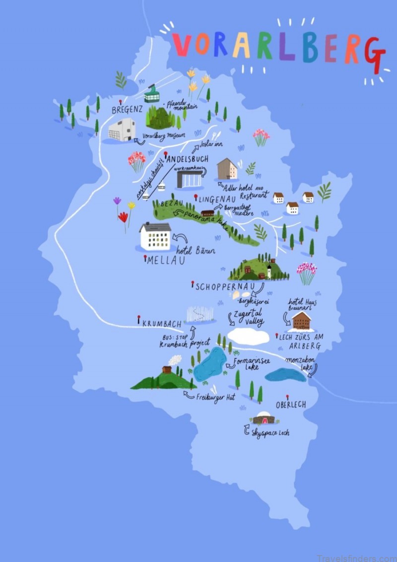 map of bregenz travel guide for tourists 7