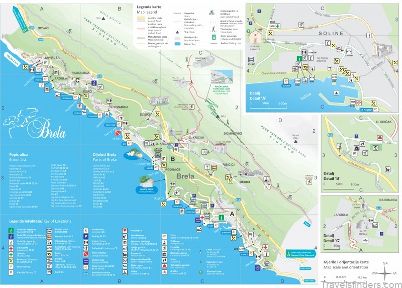 map of brela 5 things to do in brela croatia 3