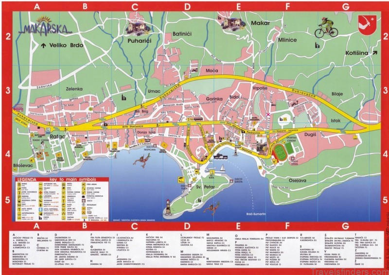 map of brela 5 things to do in brela croatia 4