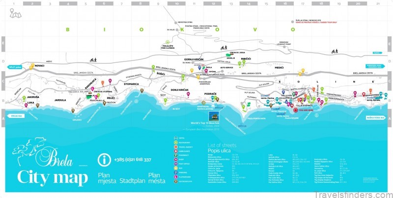 map of brela 5 things to do in brela croatia 5