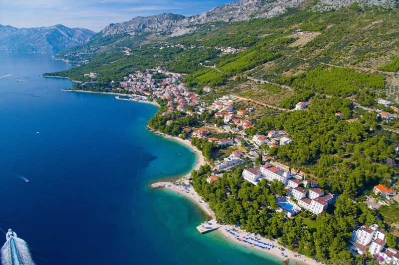 map of brela 5 things to do in brela croatia
