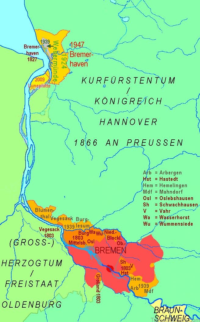 map of bremen the best tourist attractions in bremen germany 5