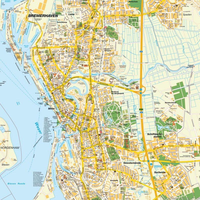 map of bremerhaven bremerhaven a travel guide for tourists 5