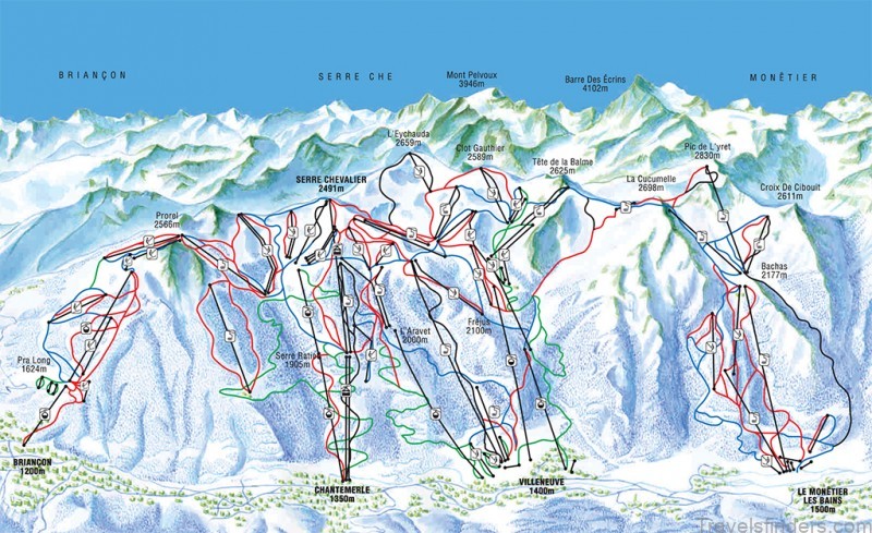 map of briancon briancon the best tourist destinations 4