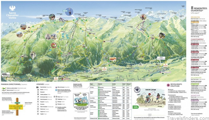map of briancon briancon the best tourist destinations 5