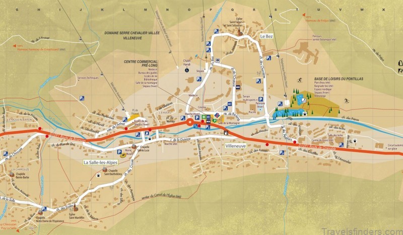 map of briancon briancon the best tourist destinations 6