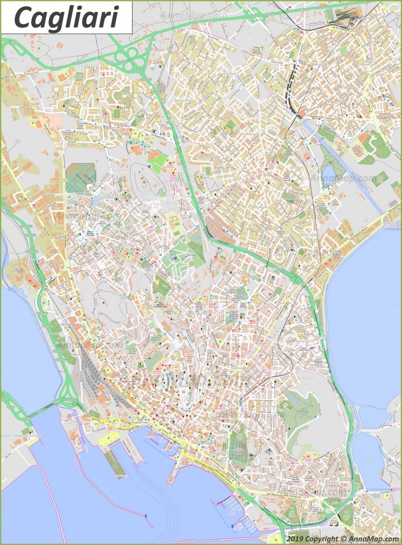 map of cagliari cagliari the beautiful italian coastal town 3